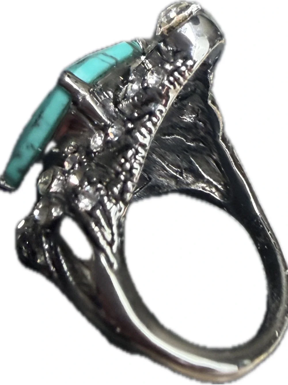 Retired Stella & Dot Turquoise Statement Cocktail Ring